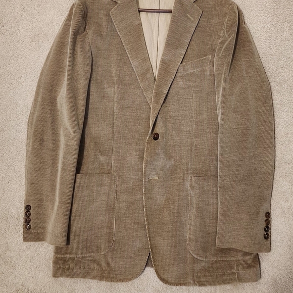 Ermenegildo Zegna  corduroy blazer size L, 52 it in cotton and cashemire - Picture 5 of 10